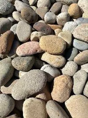 Buff Mexican Beach Pebble, 1 to 2 inch