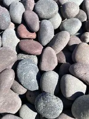 Red Mexican Beach Pebble, 1 to 2 inch