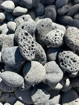 Mexican beach pebble lava rock